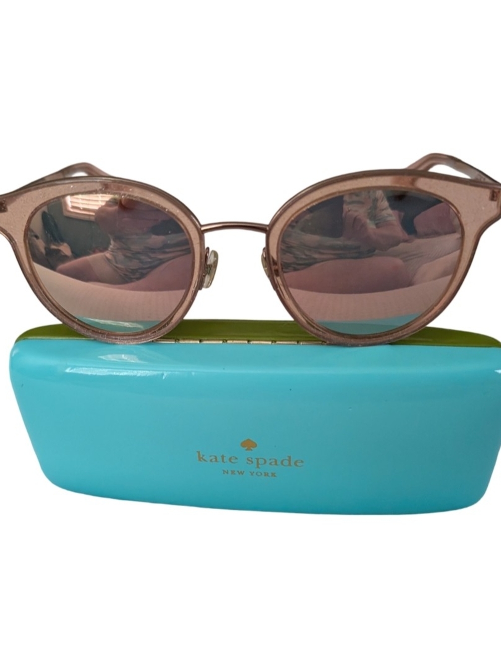 kate spade Lisanne Sunglasses Aviation Mirrored Sun Protection 100% UV W660J 🩷